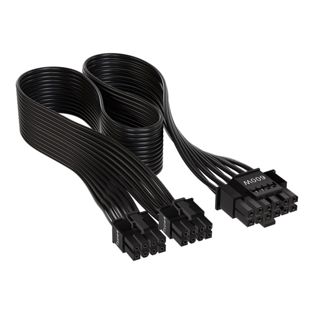 Corsair Microsystems CORSAIR - strömkabel - 12VHPWR till 8-stifts PCIe-ström