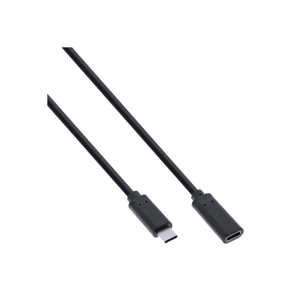 Inline InLine - USB typ C-förlängningskabel - 24 pin USB-C till 24 pin USB-C - 50 cm