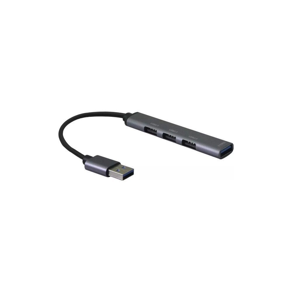 Helos Helos HUB, 4in1 USB-A 3.0 St./3x USB-A 2.0 Bu. + 1x USB-A 3....