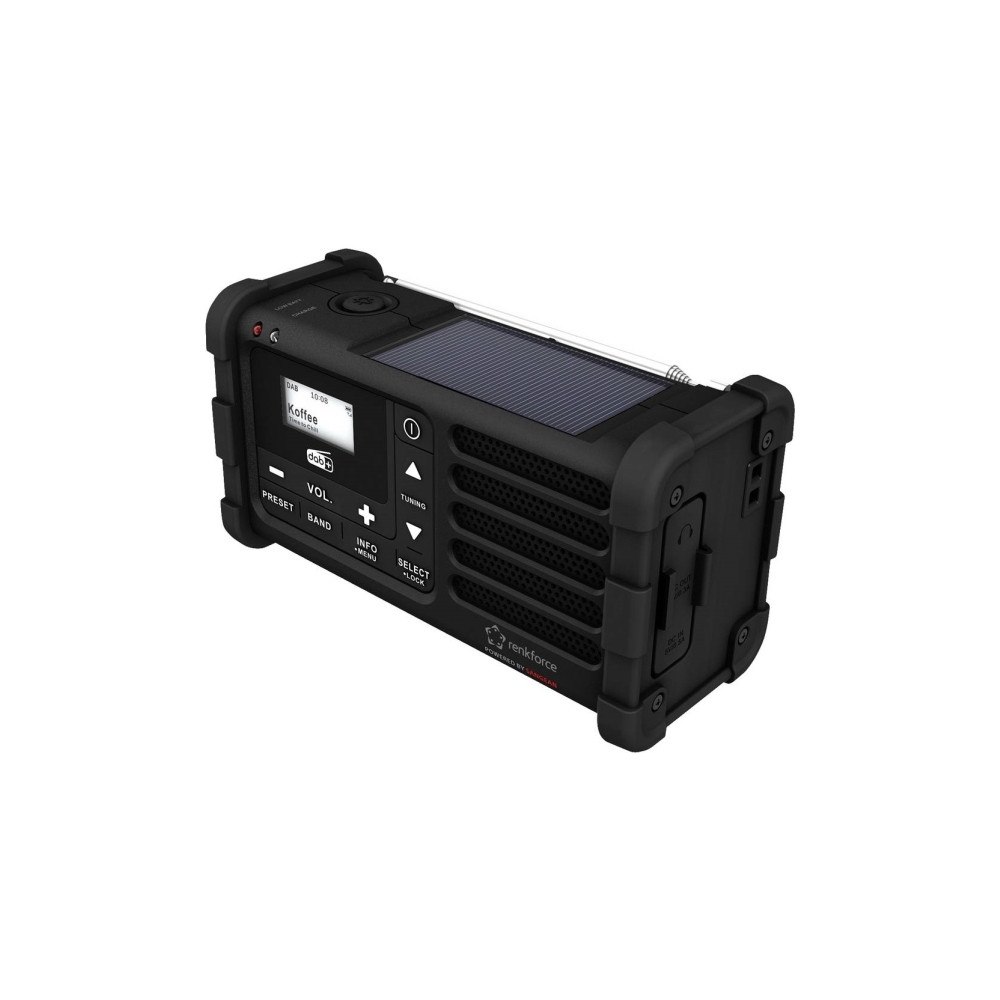 renkforce Utomhusradio Renkforce RF-DAB-MMR88 DAB+, FM Håndsving, geno...