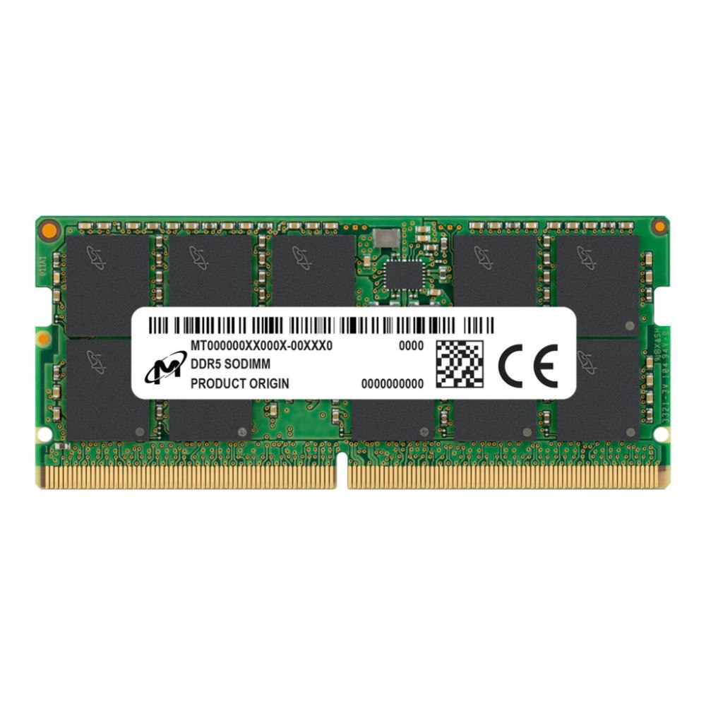 Crucial Micron - DDR5 - modul - 32 GB - SO DIMM 262-pin - 4800 MHz / PC5-38400 - ej buffrad