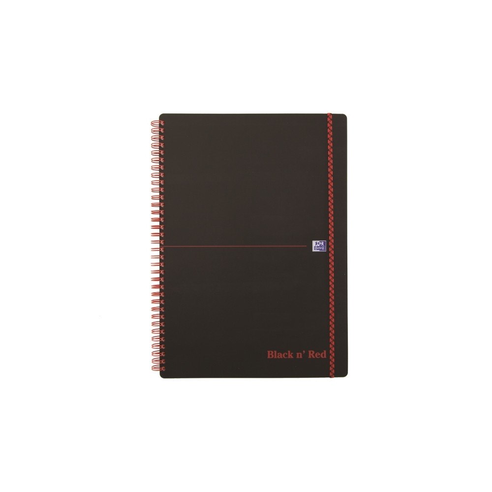 Hamelin Oxford Black n' Red - anteckningsblock - A4 - 70 ark