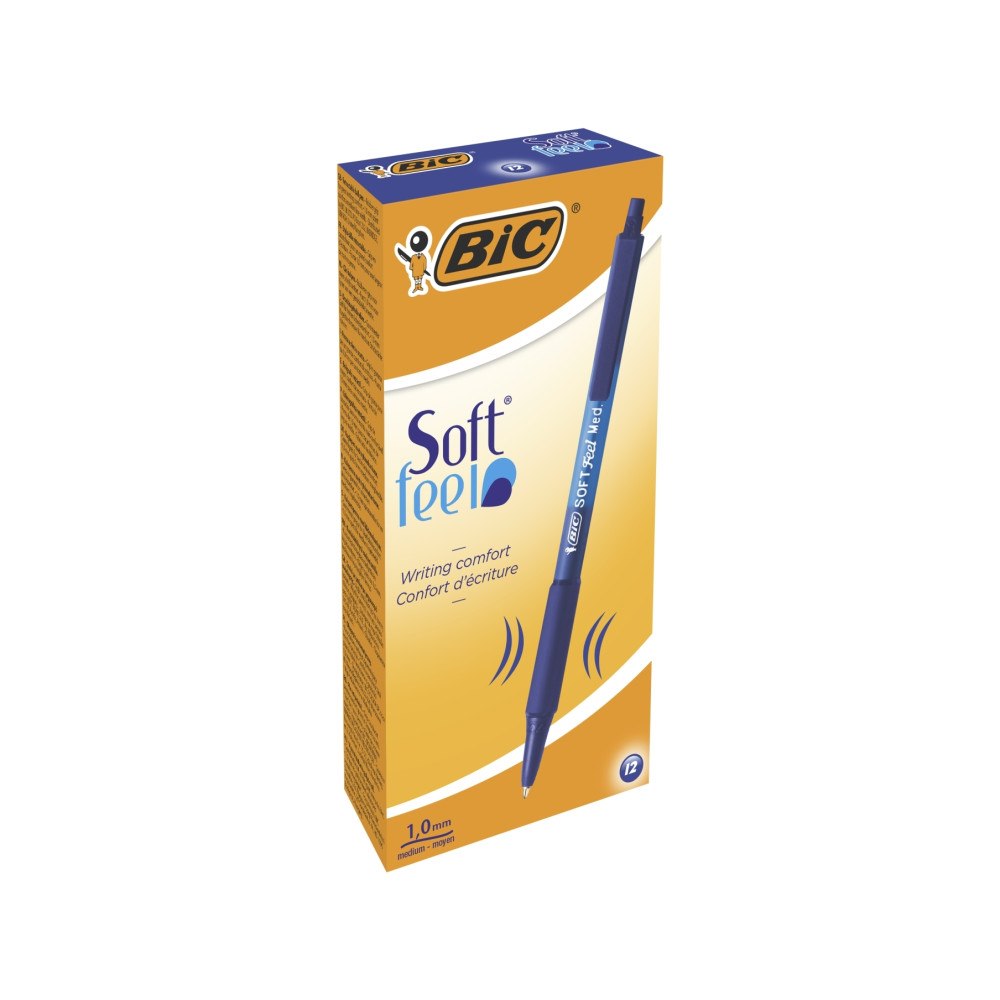 BIC Kulspetspenna BIC Soft Feel Medium 1,0 mm blå