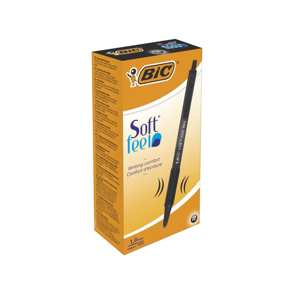 BIC Kuglepen BIC Soft Feel sort