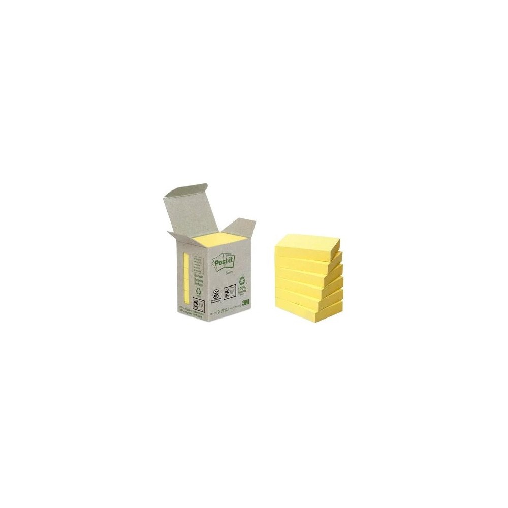 Post-it Post-It 7100172254, Rektangel, Gul, papper, 51 mm, 38 mm, 10...