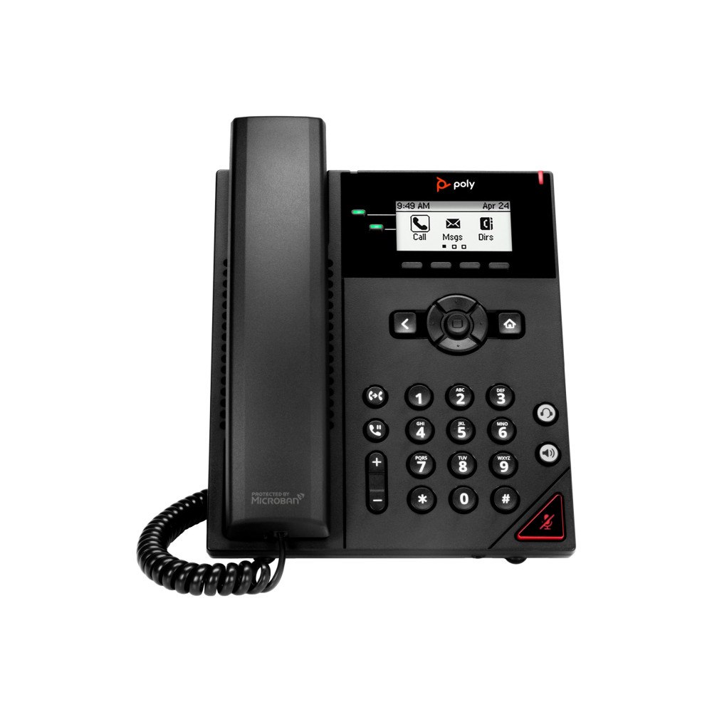 HP HP Poly VVX 150 - VoIP-telefon - 3-riktad samtalsförmåg