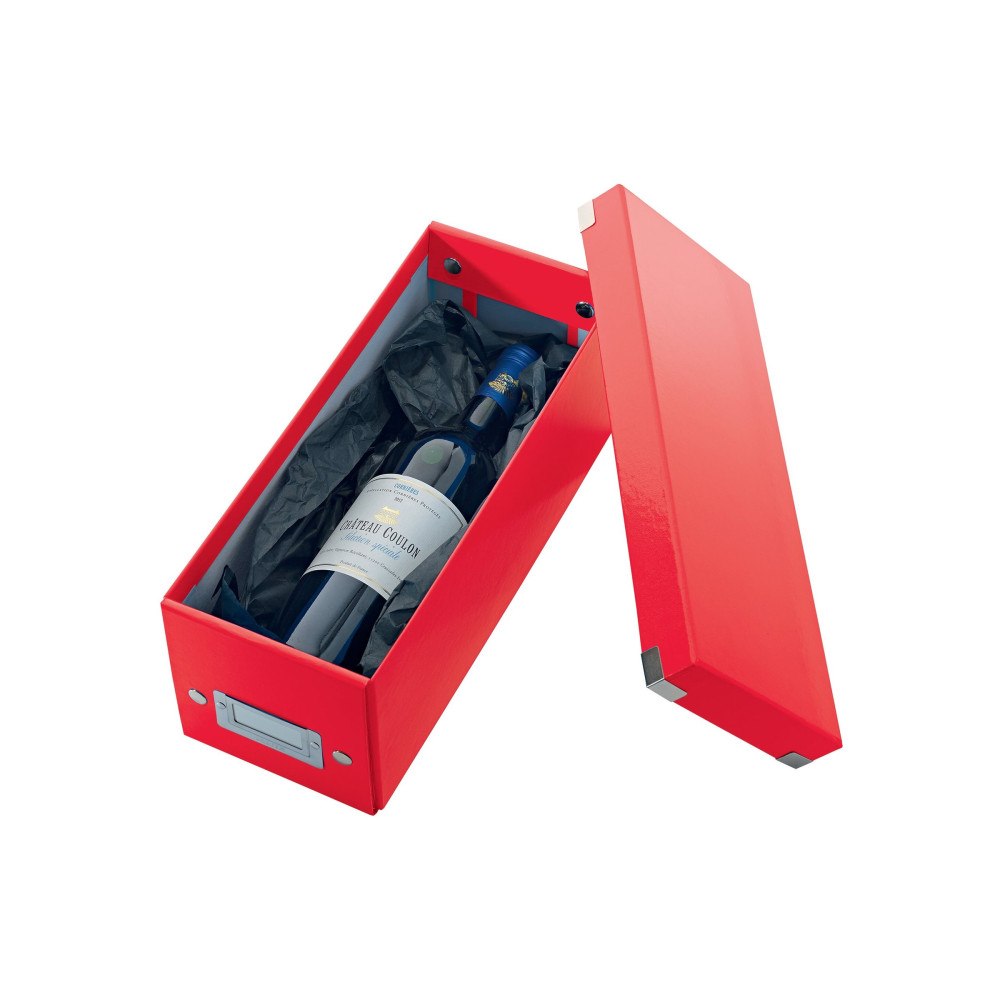 LEITZ Leitz Click & Store WOW - förvaringsbox - kapacitet: 60 diskar - röd