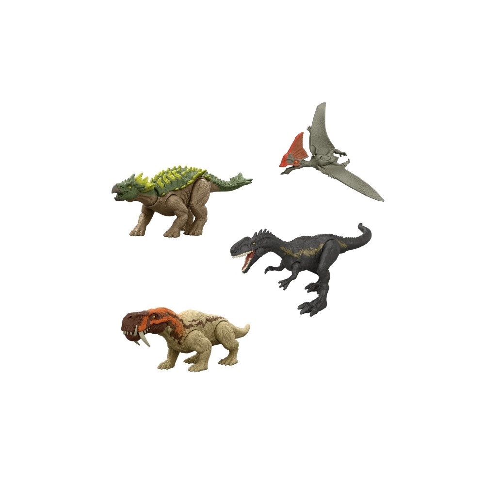 MATTEL Jurassic World STRIKE ATTACK-sortiment, 4 År, Blandade färge...