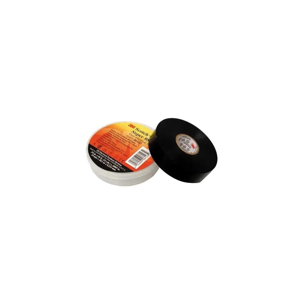 3M 3M Scotch® Super 88 vinyl tape sort 19mm x 6m x 0,22mm