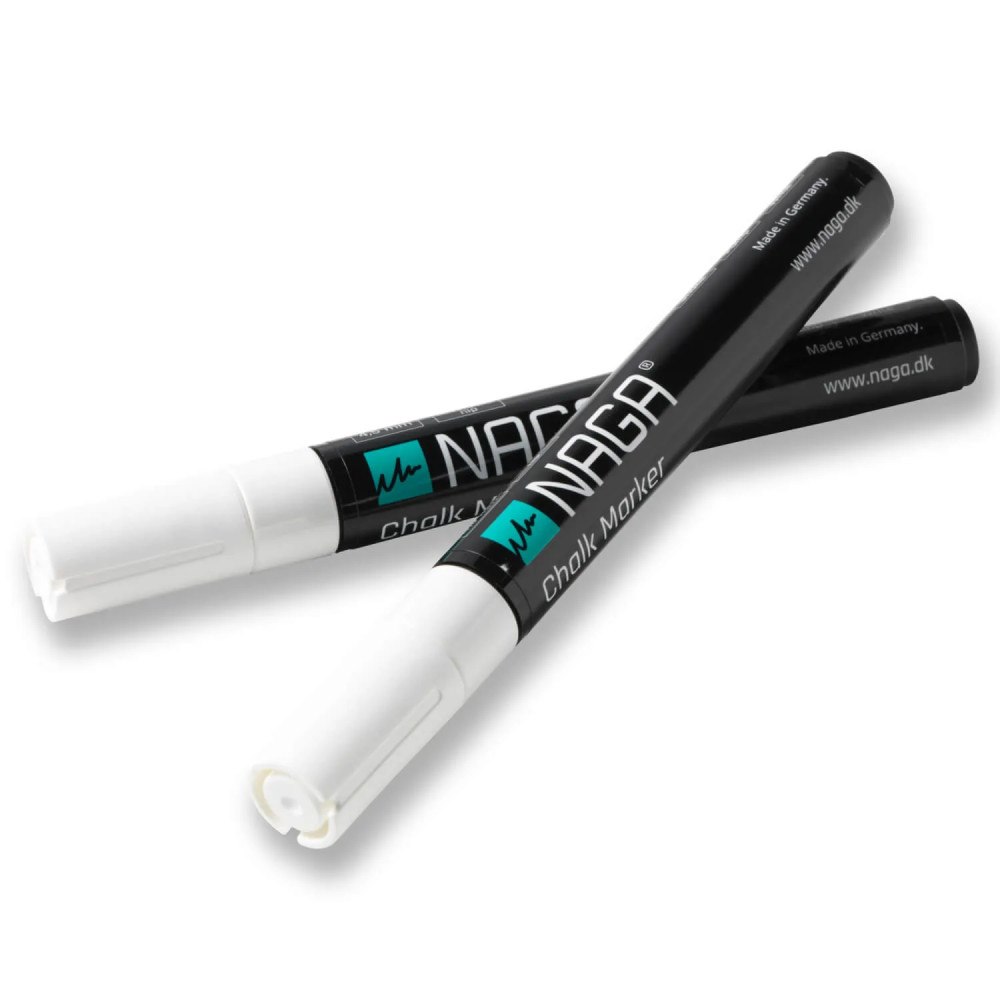 Naga Chalkmarker NAGA hvid 4,5 mm