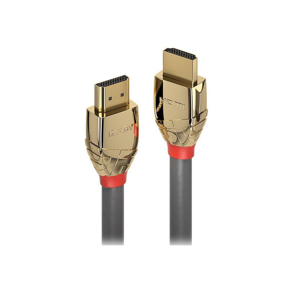 Lindy Lindy Gold Line High Speed HDMI with Ethernet - HDMI-kabel med Ethernet - 50 cm