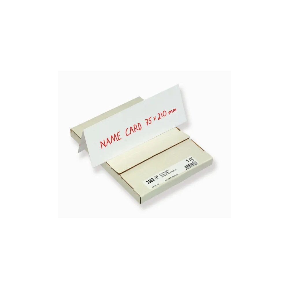 BANTEX Bordsskyltar Bantex vit 75x210 mm A5 vikta