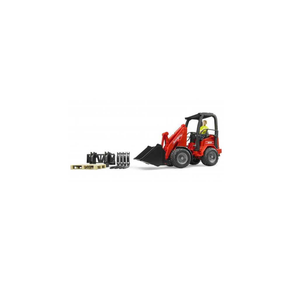 Bruder Bruder Schäffer Compact loader 2630 with figure and accessor...