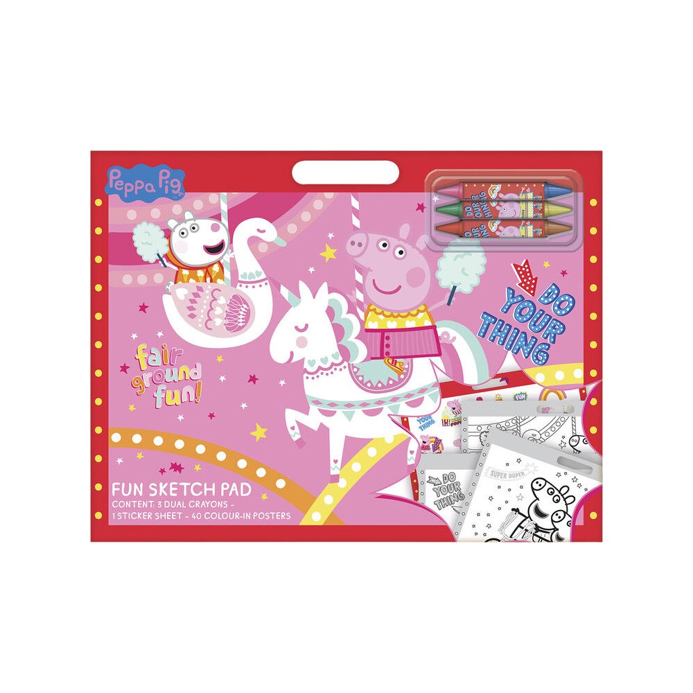 PEPPA PIG Peppa Pig Peppa Pig Fun Artist pad with 3 crayons & sticker...