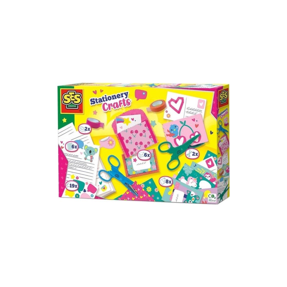 SES Creative SES Creative Stationery crafts, Pysselset för barn, 5 År, Mu...