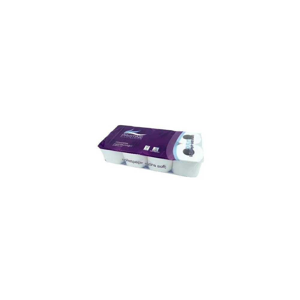 Pristine Toalettpapper Pristine Extra Soft 3-lagigt 33,75 m Ny fiber,...