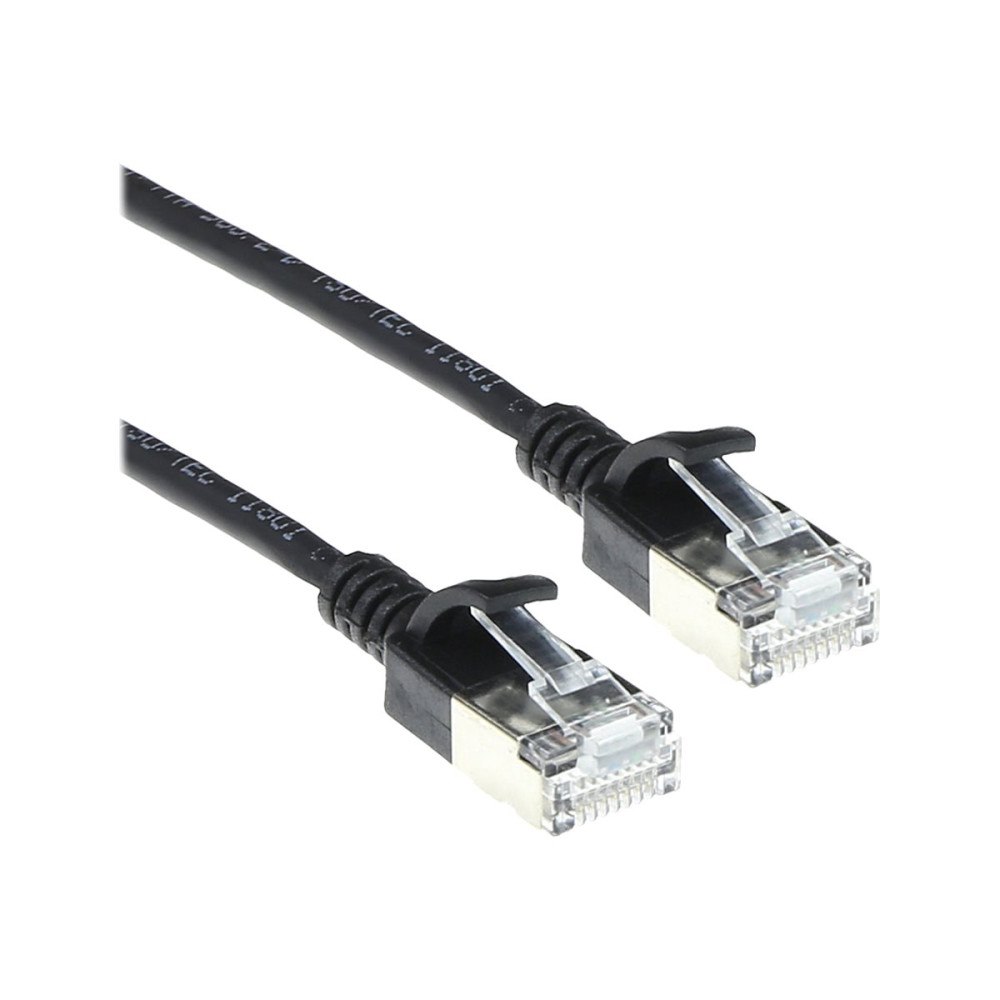 ACT ACT patch-kabel - 2 m - svart, RAL 9011