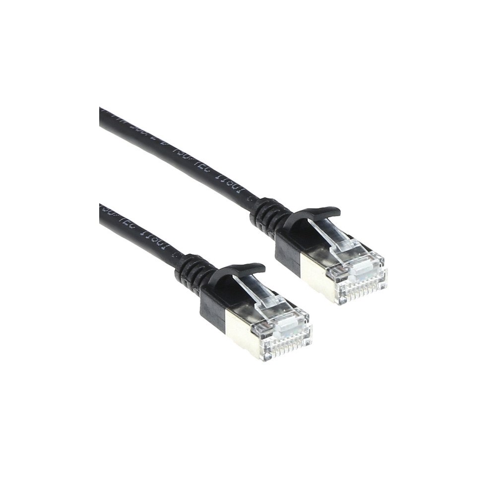 ACT ACT patch-kabel - 2 m - svart, RAL 9011
