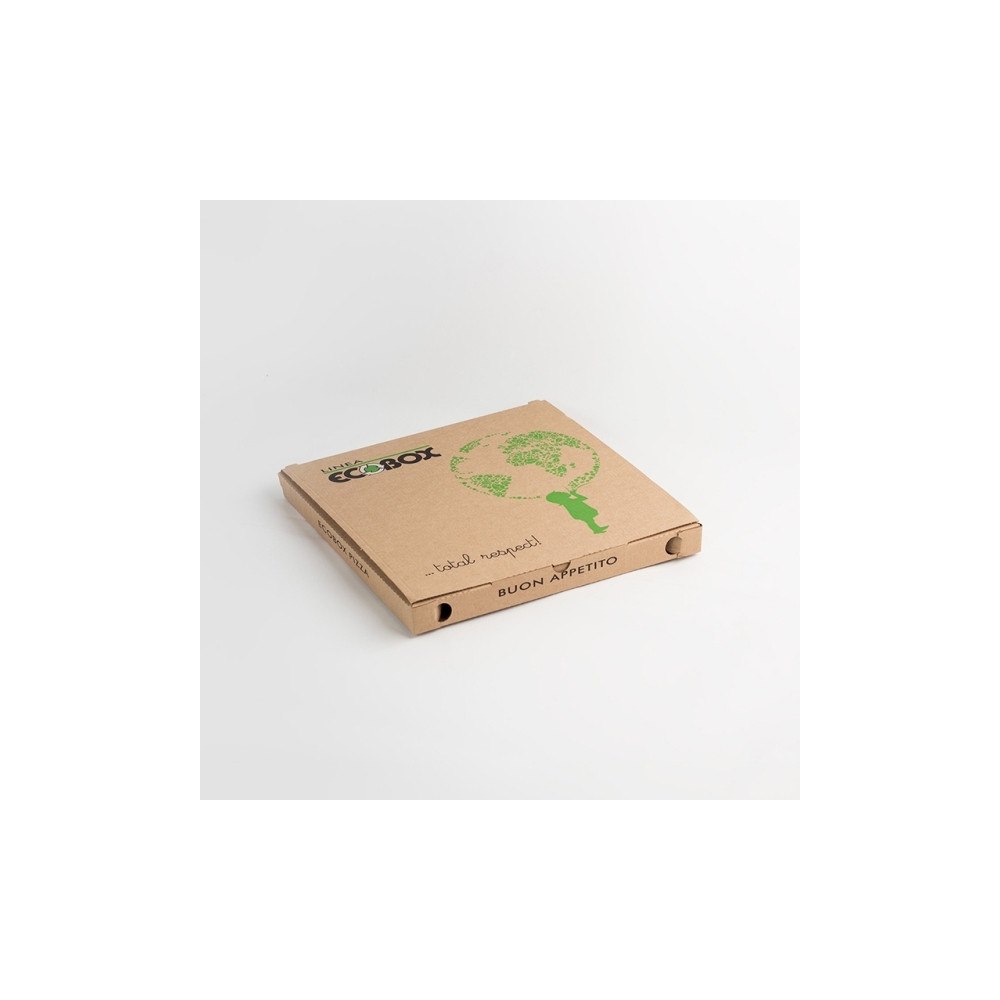 Antalis Pizzakartong ecobox brun fluorfri 32x32x3cm 100 st/pack