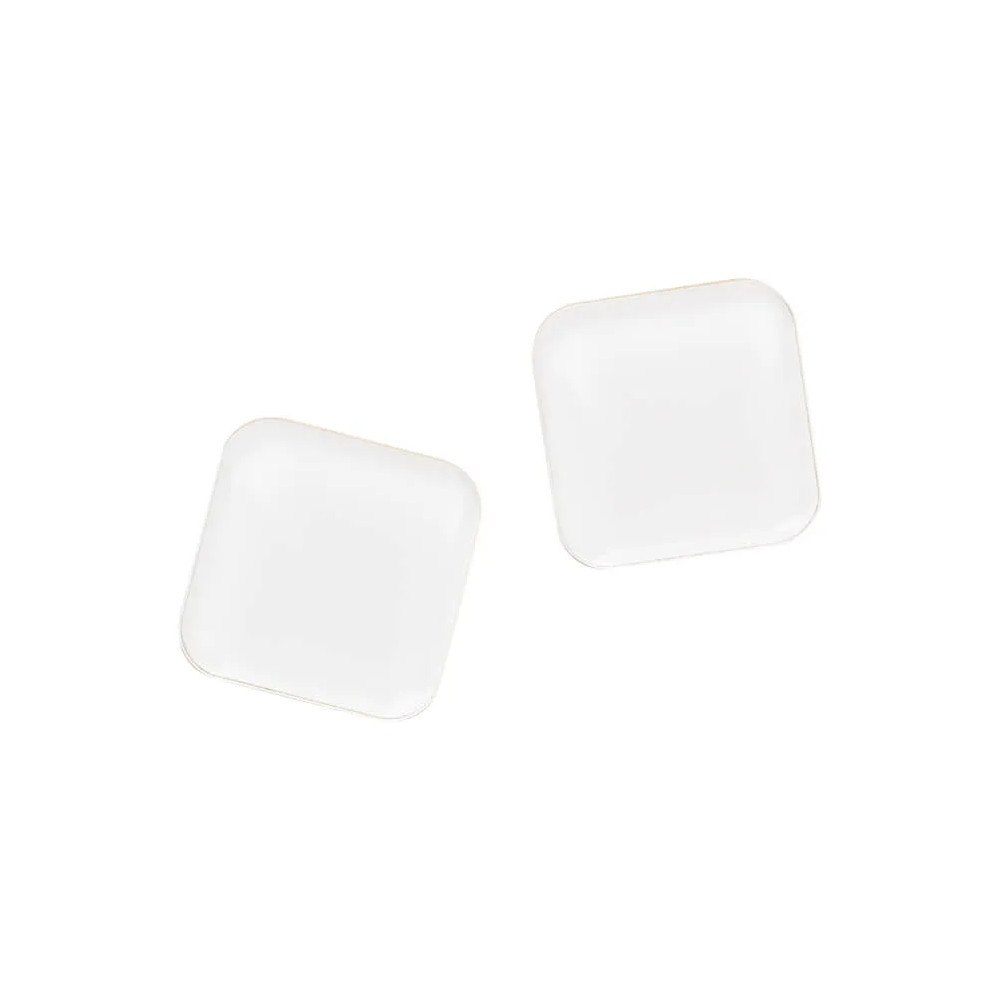 Naga Super Stærke Magneter' akryl hvid 2,5 x 2,5 cm