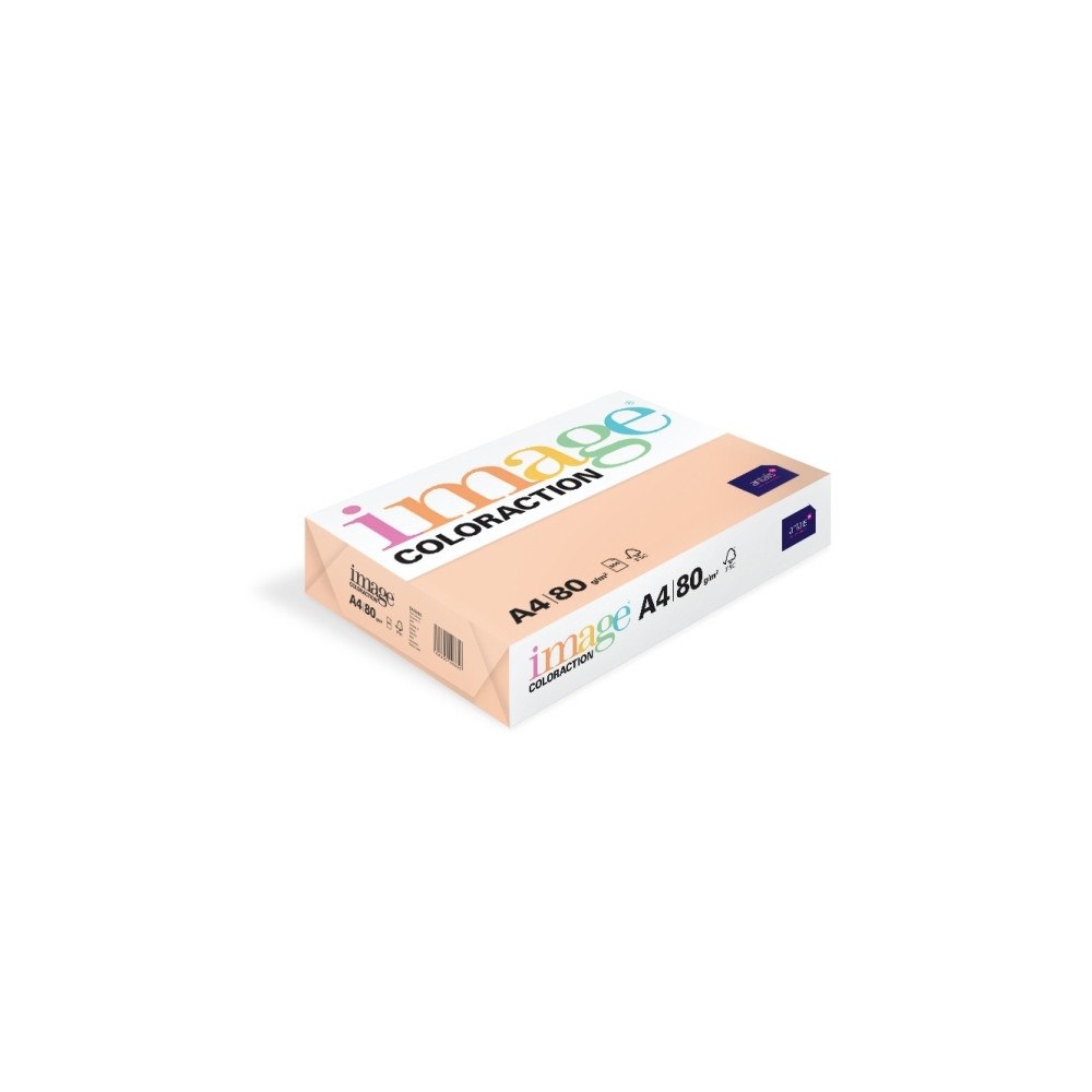 Image Coloraction Kopipapir Image Coloraction A4 80g Savana Pale Salmon 500ark...