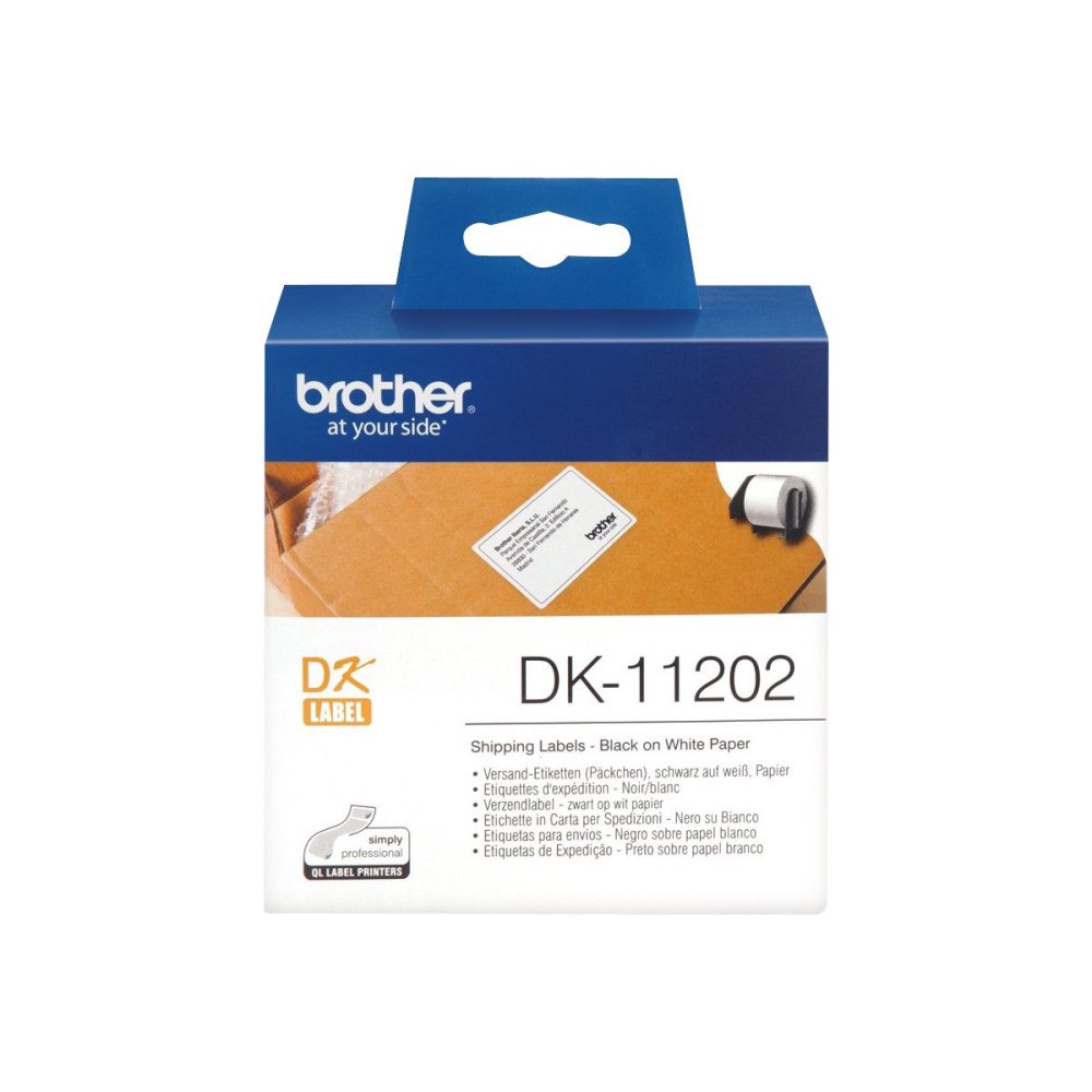 Brother Brother DK-11202 - transportetiketter - 300 etikett (er) - 62 x 100 mm