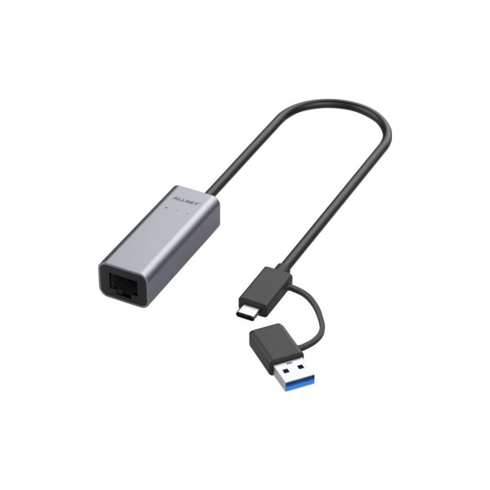 ALLNET ALLNET USB 3.0 Type-C&ampA Ethernet Adapter 2.5 Multi-Gigabi...