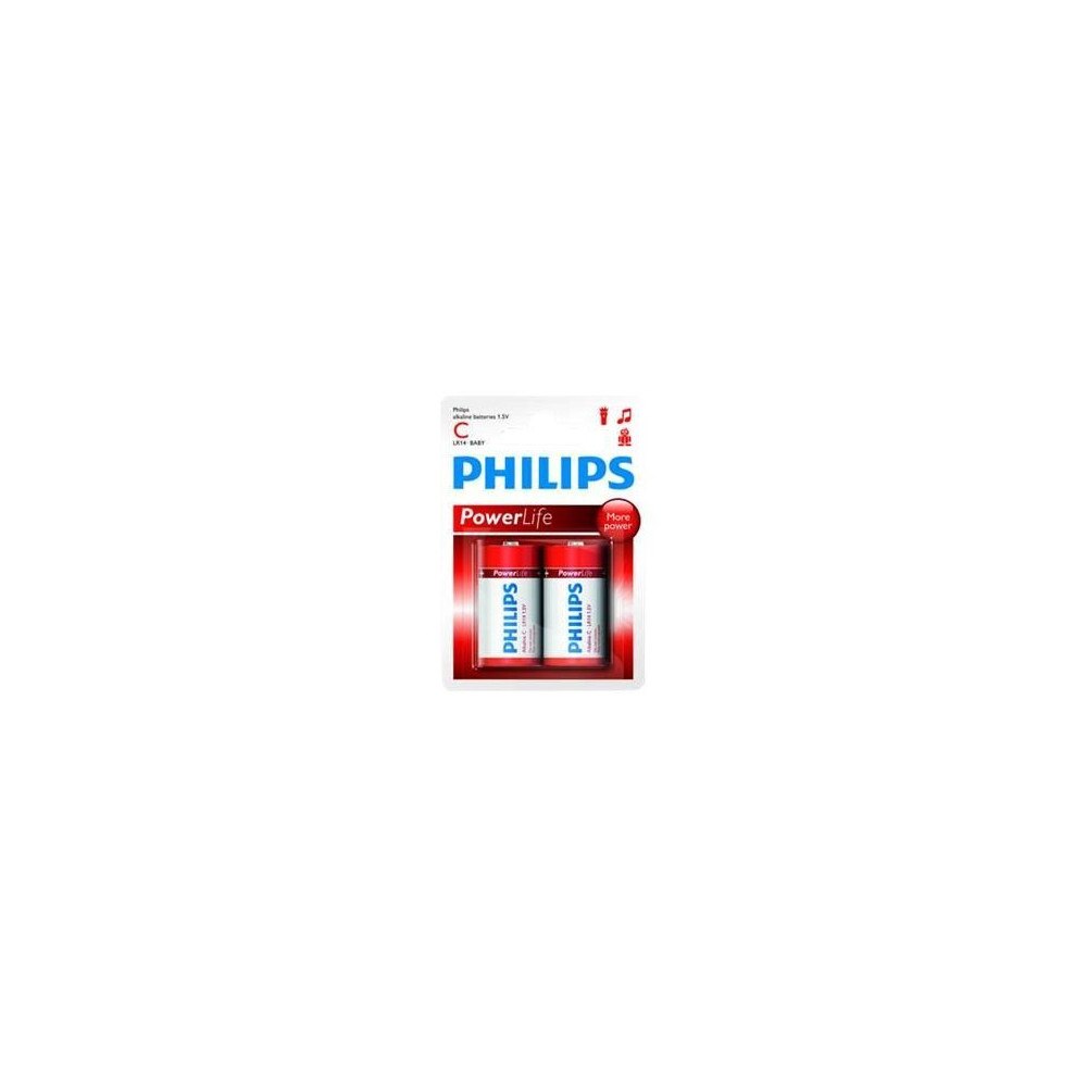 Philips Philips Power Life LR14P2B batteri - 2 x C - alkaliskt