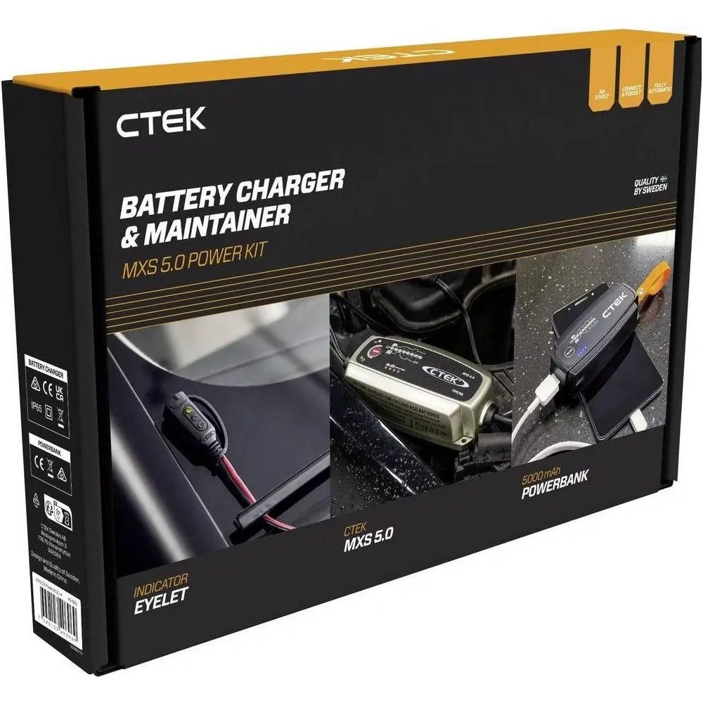 CTEK Ctek MXS 5.0 Power kit Batteriladdare Set