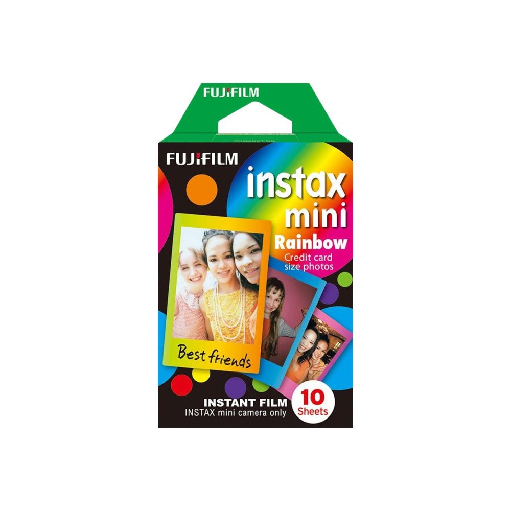 Fujifilm Fujifilm Instax Mini Rainbow färgfilm för snabbframkallning - ISO 800 - 10