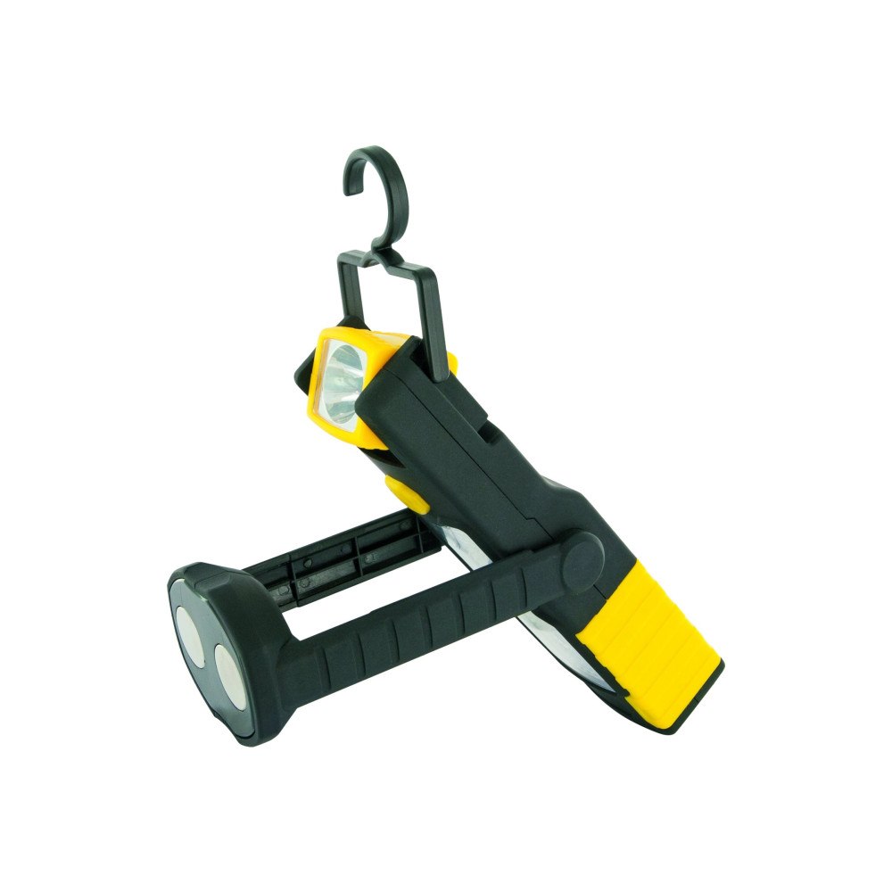 Schwaiger Schwaiger - arbetslampa - LED x 2 - 3 W - svart/gul