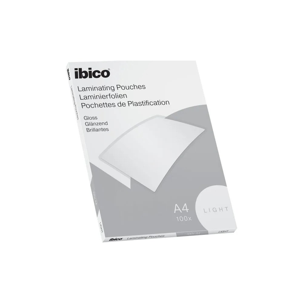 Ibico Lamineringsficka A4 Basic Light 80my