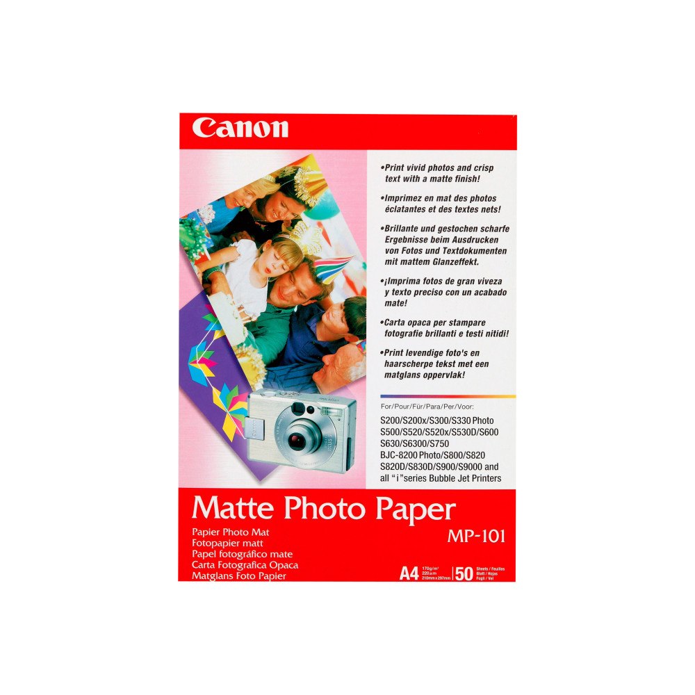 CANON Canon MP-101 - fotopapper - matt - 50 ark - A4