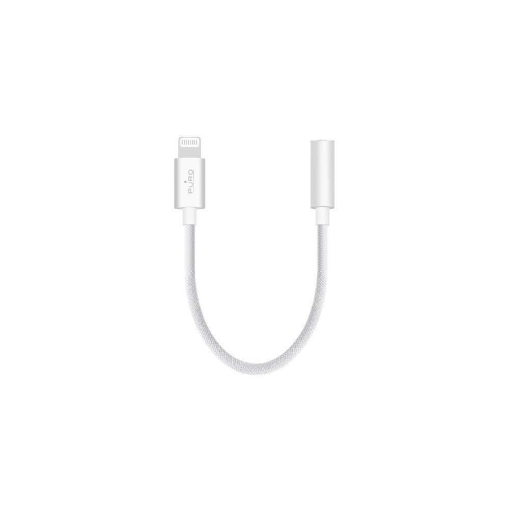 PURO PURO PUAAPLTUAXWHI, 0,15 m, Lightning, 3.5mm, Hanstik, Hunst...