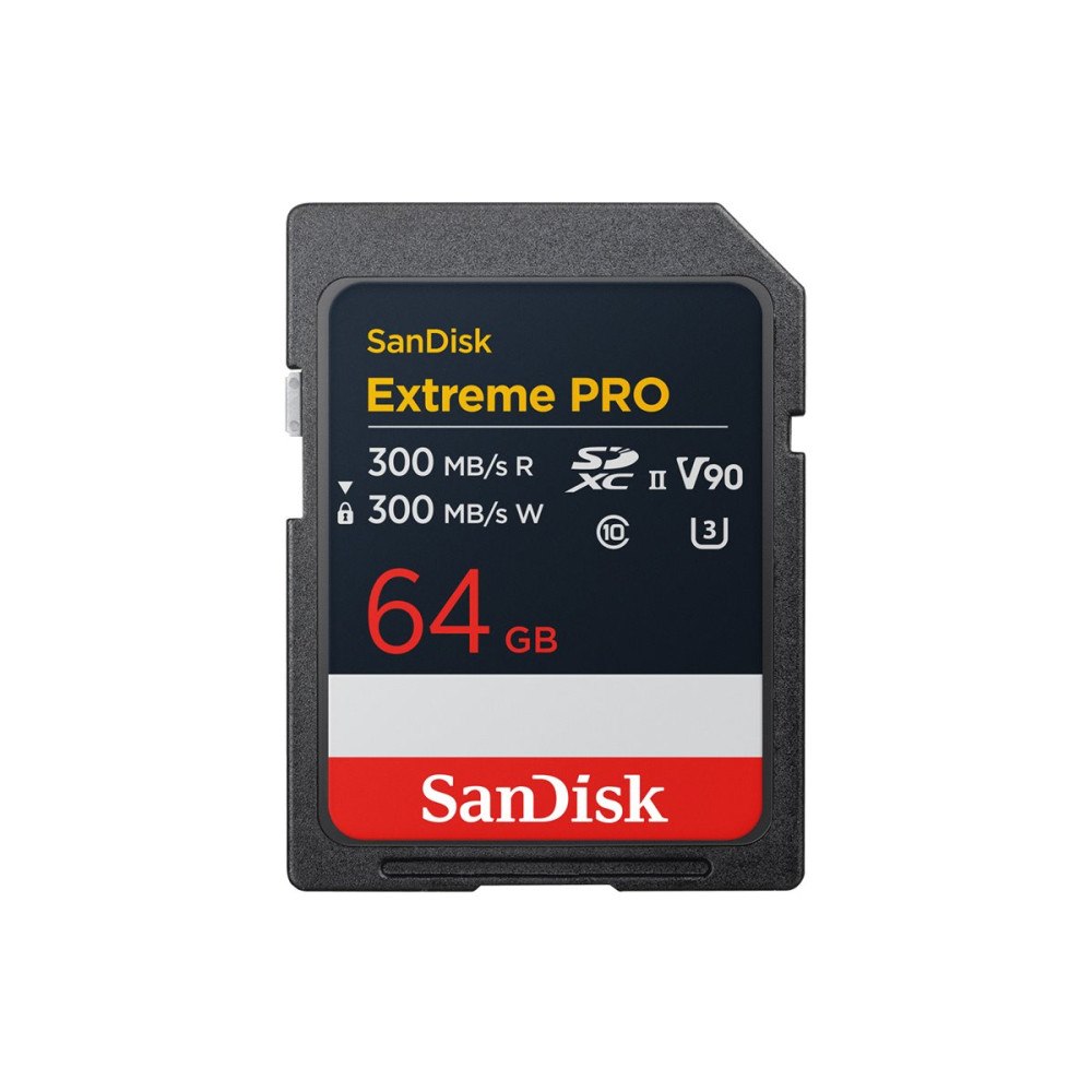SANDISK SanDisk Extreme Pro - flash-minneskort - 64 GB - SDXC UHS-II