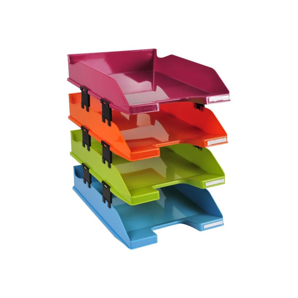 EXACOMPTA Exacompta Classic COMBO HARLEQUIN A4+ - brevfack - för 254 x 364 mm - blandade färger (paket om 4)