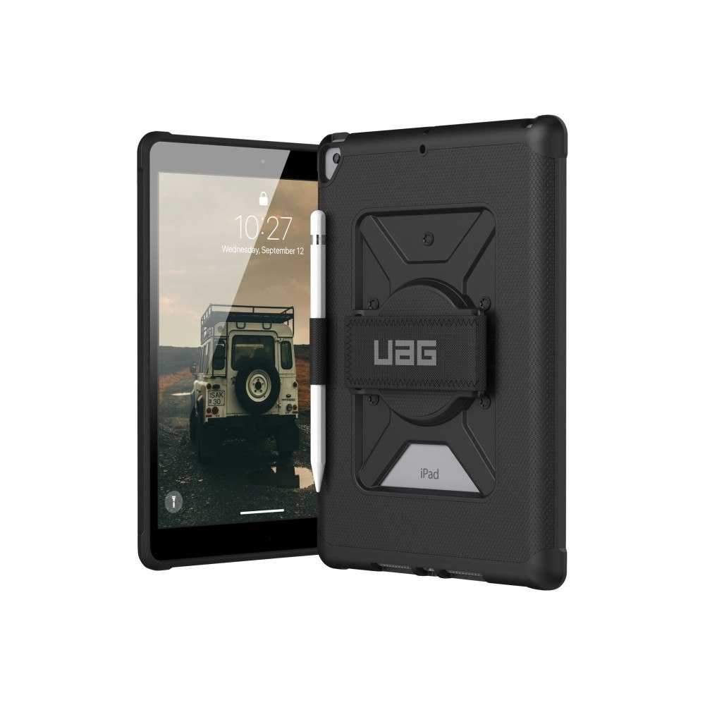 Urban Armor Gear UAG Case for iPad 10.2-in (9/8/7 Gen, 2021/2020/2019) - Metropolis w/HS Black - baksidesskydd för surfplatta