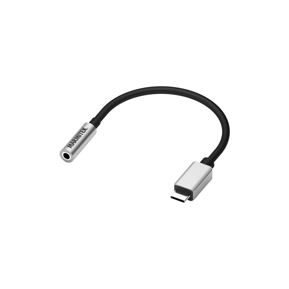 MARMITEK Marmitek 08374, Sort, Sølv, USB C, 3.5mm, 0,15 m, Hanstik, H...
