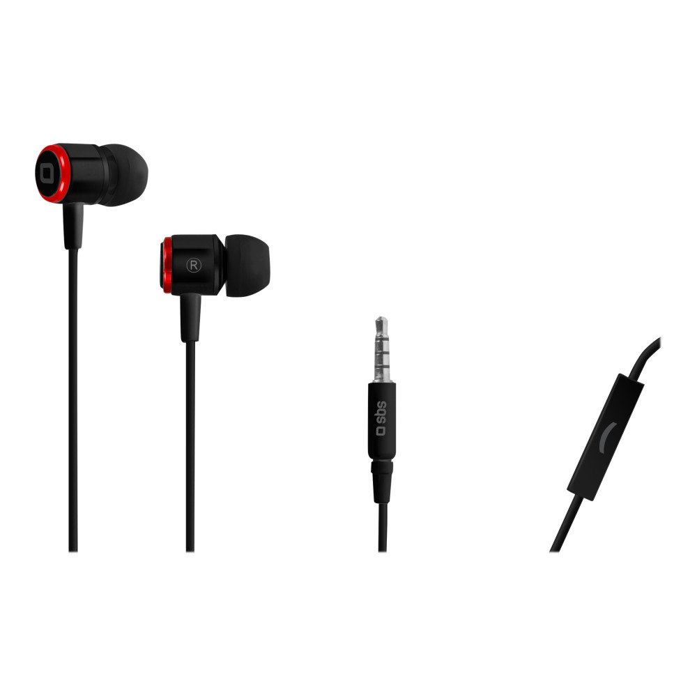 SBS SBS Studio Mix 40 - hörlurar med mikrofon - 3,5 mm kontakt