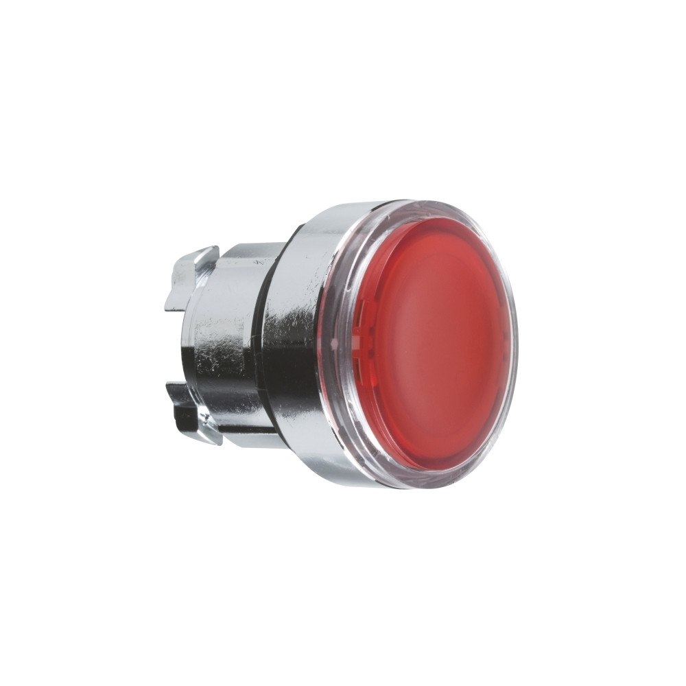 SCHNEIDER ELECTRIC Schneider Electric ZB4BA48, Knapp, Krom, Röd, Metall, IP66,...