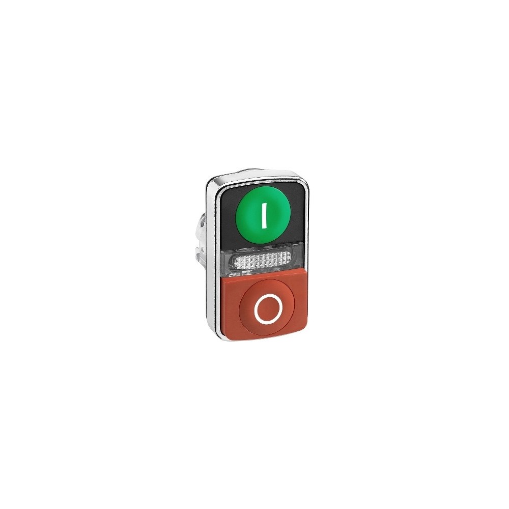 SCHNEIDER ELECTRIC Schneider Electric ZB4, Knapp, Grön, Integral LED, IP66, IK0...