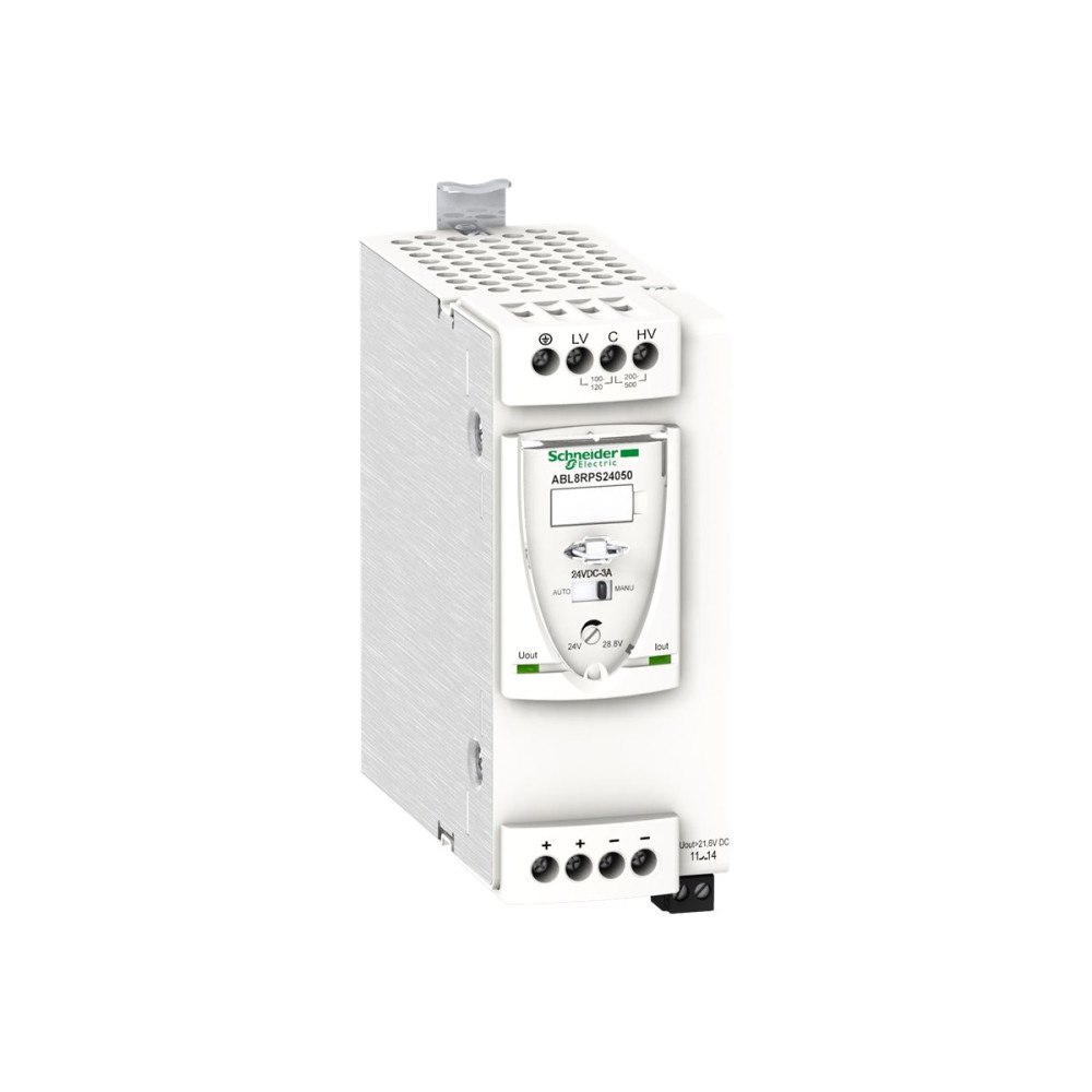 APC Schneider ABL8RPS24050 - nätaggregat - universal, Phaseo, 1 or 2 phase - 120 Watt