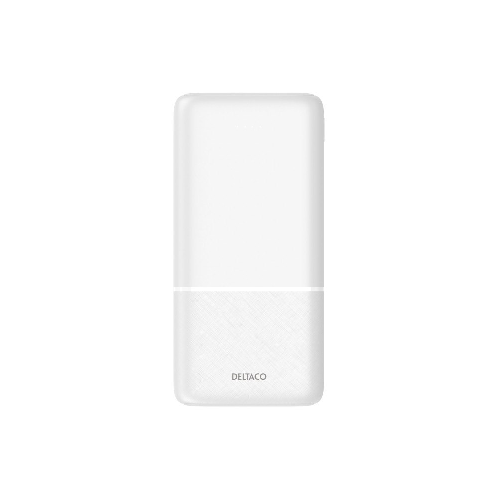 Deltaco DELTACO strömförsörjningsbank - Li-pol - 2 x USB, 24 pin USB-C - 10.5 Watt