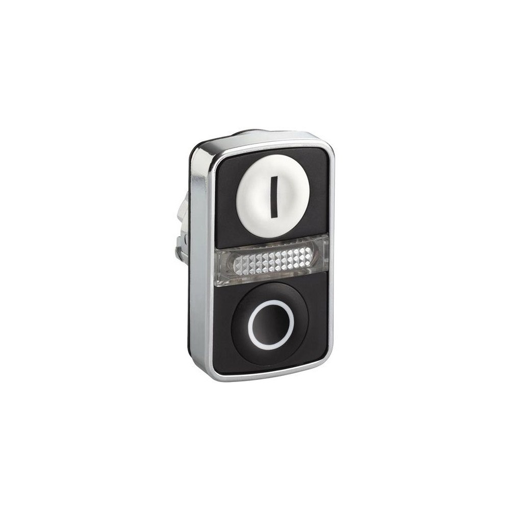SCHNEIDER ELECTRIC Schneider Electric ZB4, Knapp, Vit, Integral LED, IP66, IK06...