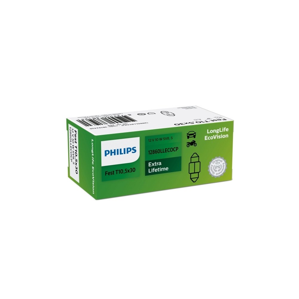 Philips Philips LongLife EcoVision 12860LLECOCP Längre hållbarhet, 1...
