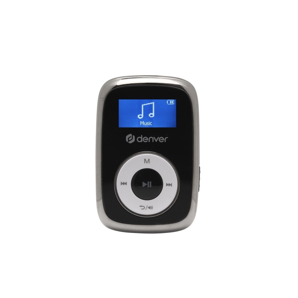 Denver Denver MPS-316, MP3-spelare, 16 GB, LCD, Svart, Metallisk, V...