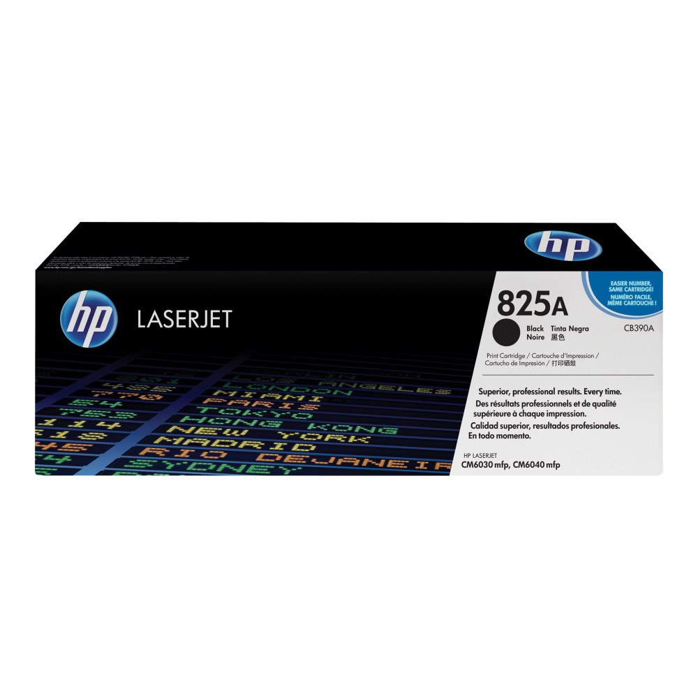 HP HP 825A - svart - original - LaserJet - tonerkassett (CB390A)