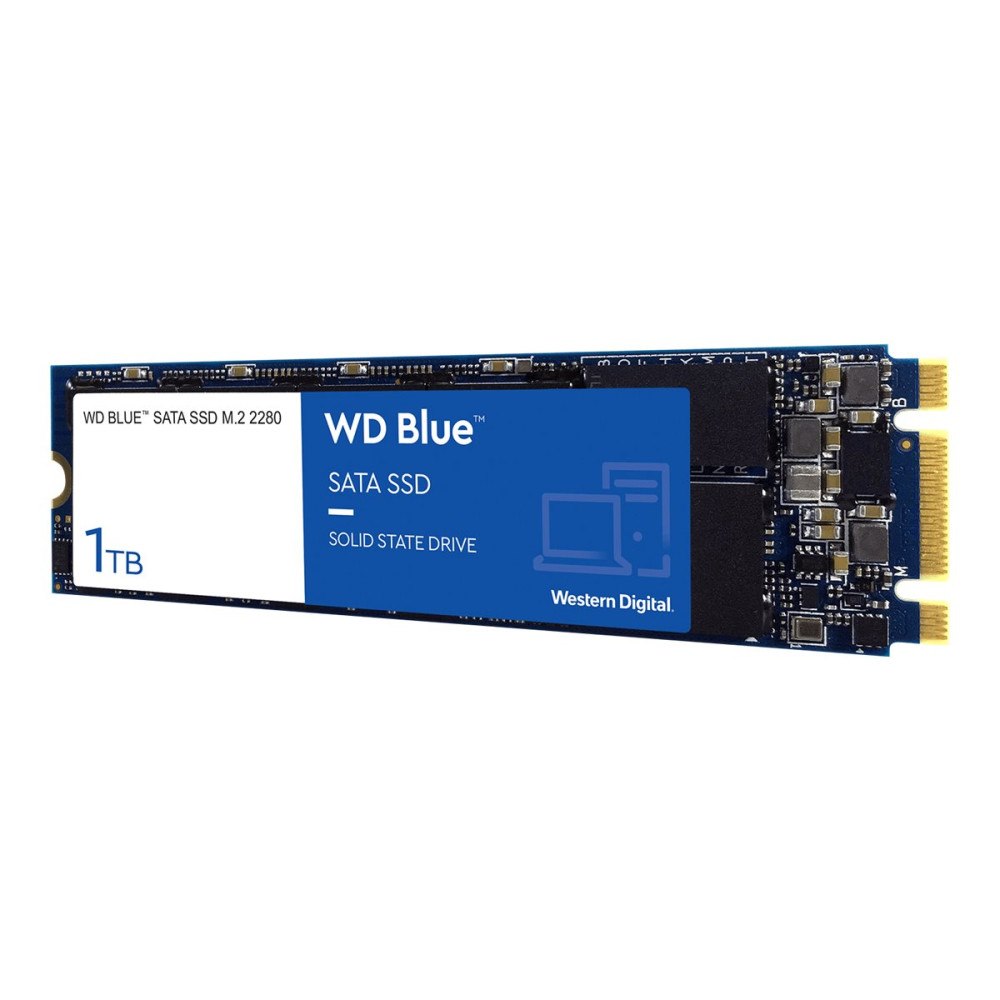 Western Digital WD Blue 3D NAND SATA SSD WDS100T2B0B - SSD - 1 TB - SATA 6Gb/s