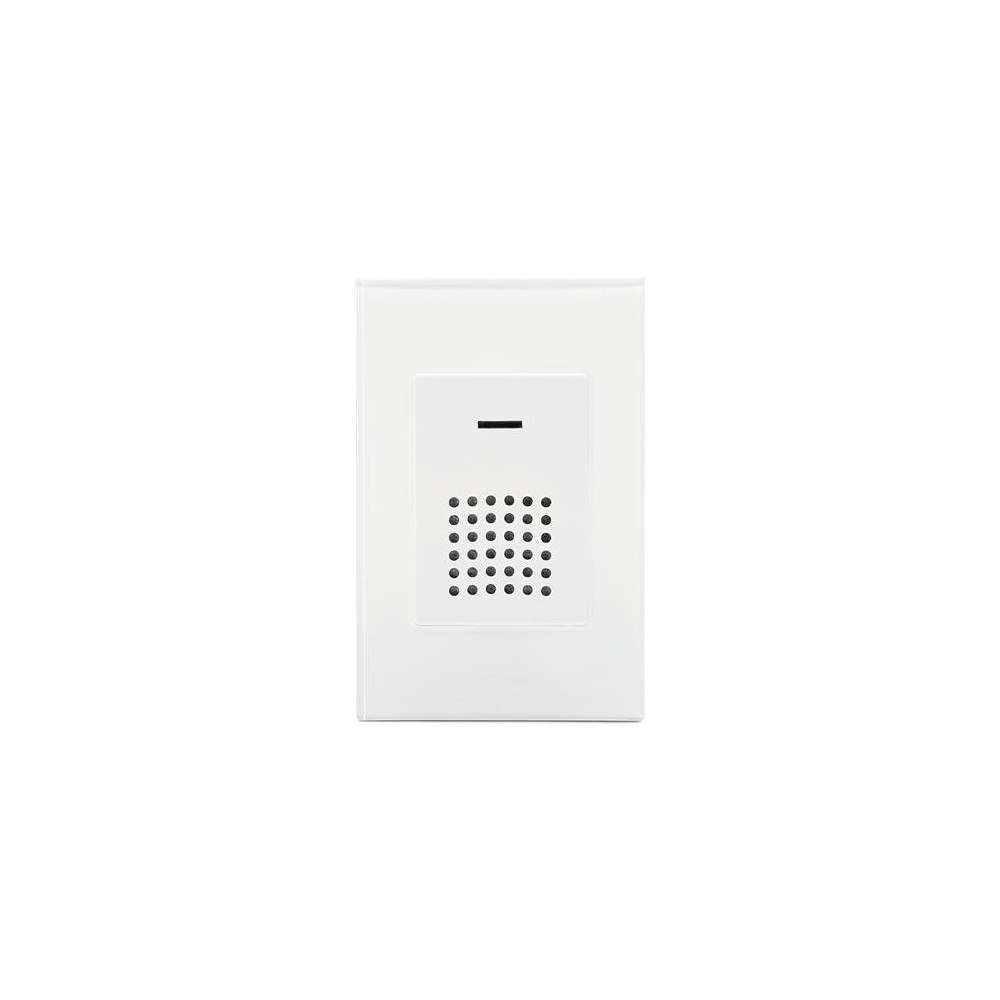 Solar Plus Trådlös dörrklocka i klassiskt vitt. 8 ringsignaler och upp...