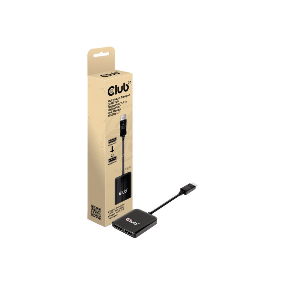 Club-3d Club 3D CSV-7200 - video/audiosplitter - 2 portar